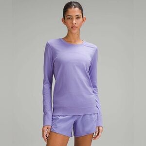 Lululemon Swiftly Relaxed Long-Sleeve Shirt in Dark Lavender Size 12